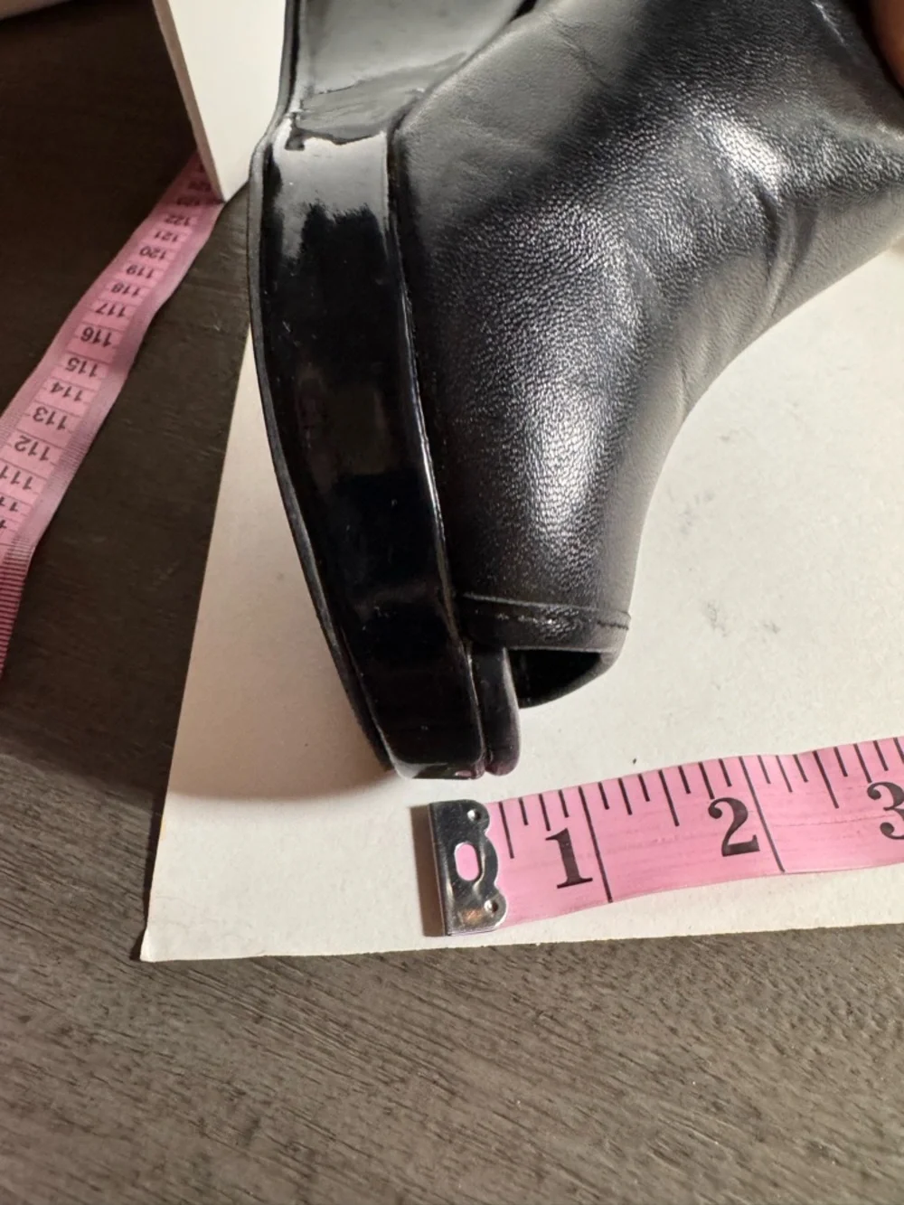Vintage 90s Black Wedge Mules Heels 6
